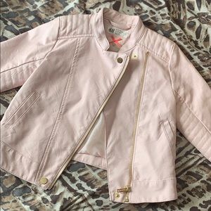Toddler leather coat